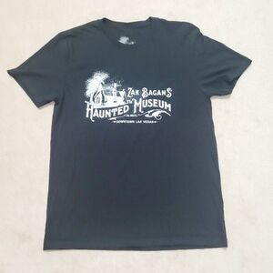ZAK BAGANS' HAUNTED MUSEUM Las Vegas Downtown Unisex T SHIRT Size Large